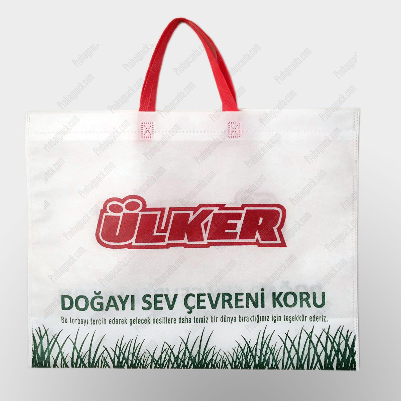 Ultrasonik Kaynaklı Nonwoven Tela Alt Körüklü Market Çantası 1 Ultrasonik Kaynaklı Nonwoven Tela Alt Körüklü Market Çantası