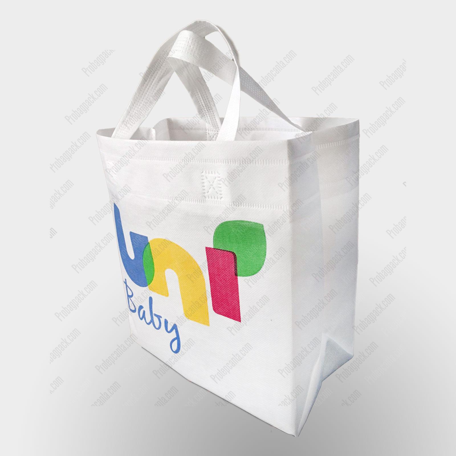 Ultrasonik Kaynaklı Nonwoven Tela 3D Alışveriş Çantası 1 Ultrasonik Kaynaklı Nonwoven Tela 3D Alışveriş Çantası