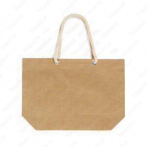 Fuar Çantaları 35 Alternative View Of Renkli Gabardin Halat Kulplu Plaj - Tote Bez Çanta