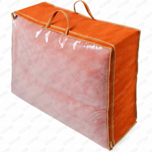 Biyeli Pvc'li Fermuarlı Nonwoven Tela Battaniye Çantası