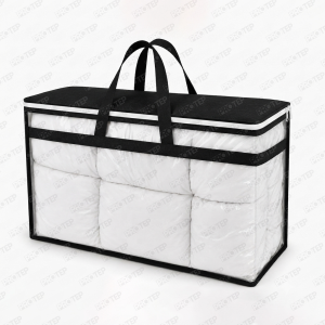 Nonwoven Şeffaf Pvc'Li Yorgan, Uyku Seti, Battaniye Çantası 3 Nonwoven Seffaf Pvcli Yorgan Uyku Seti Battaniye Cantasi 1