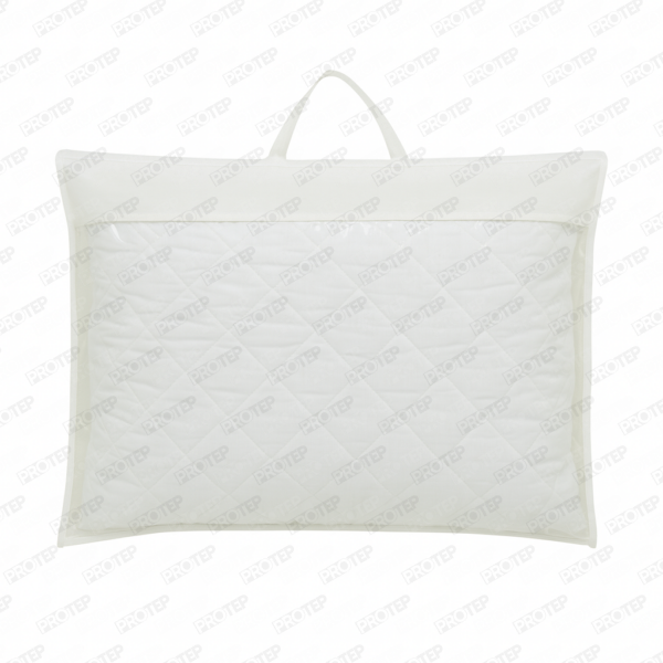 Nonwoven Seritli Seffaf Pvc Pencereli Yastik Cantasi