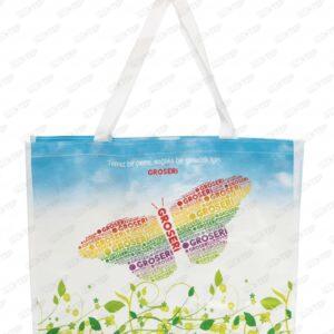 PP Woven Lamineli Dikişli Market Bez Çanta