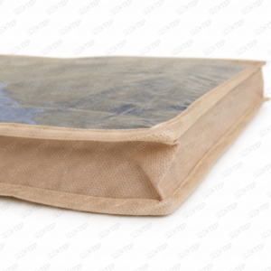 Nonwoven Tela Şeffaf Pvcli Fermuarlı Triko Taşıma Çantası 5 Triko Canta Seffaf Pvcli 3