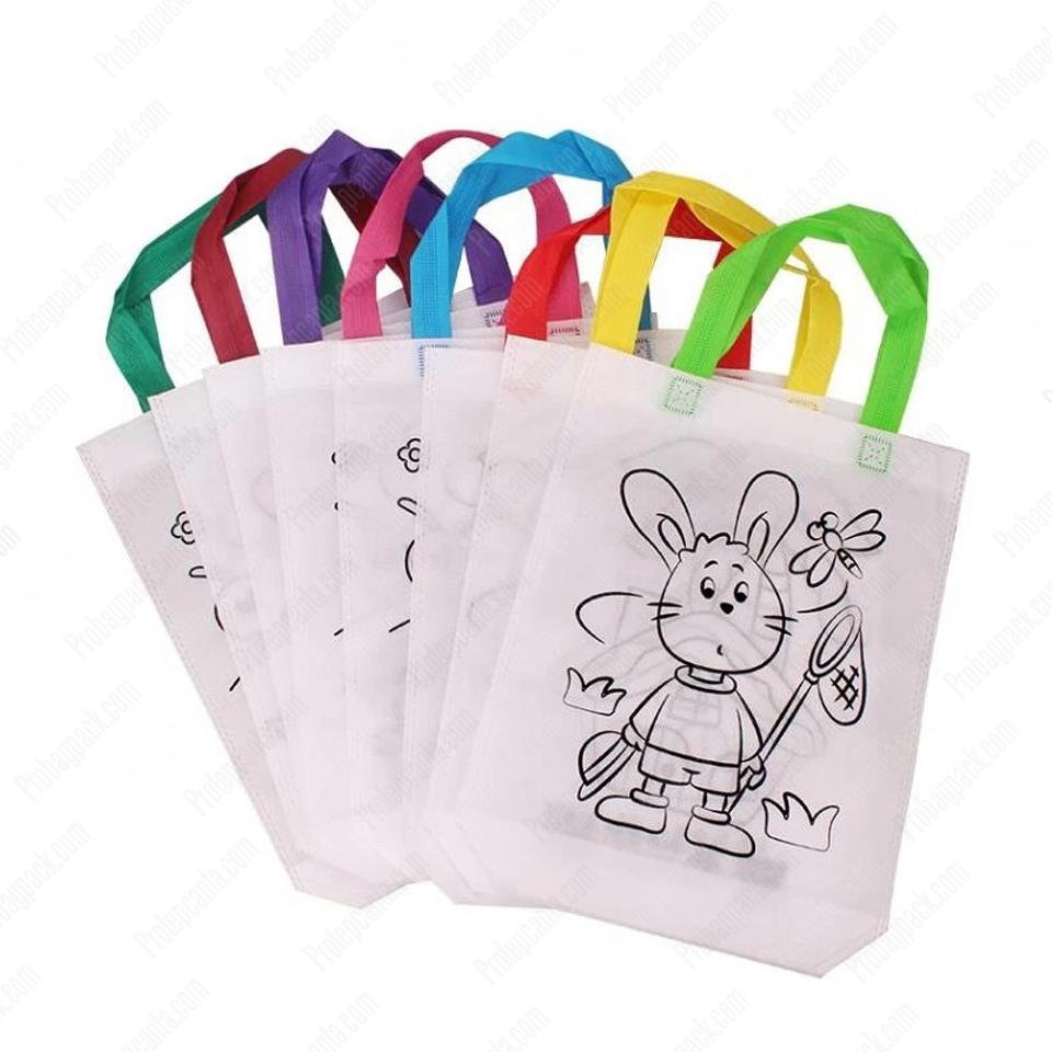 Ultrasonik Nonwoven Tela Çocuklar İçin Boyama Çantası 1 Ultrasonik Nonwoven Tela Çocuklar İçin Boyama Çantası