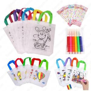 Fuar Çantaları 61 Alternative View Of Ultrasonik Nonwoven Tela Çocuklar İçin Boyama Çantası