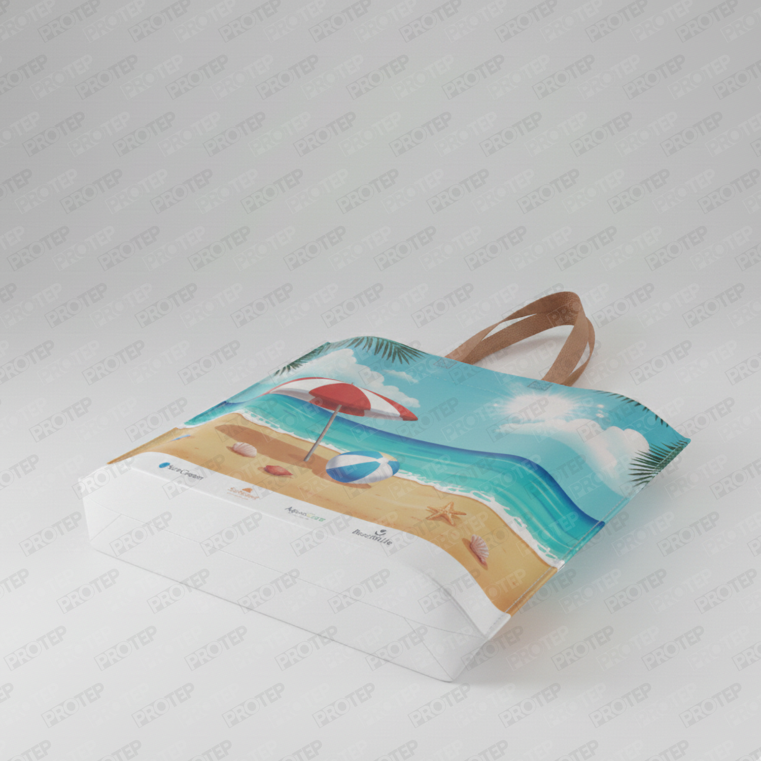 Ultrasonik Lamineli Alt Körüklü Plaj Çantası 3 Ultrasonik Lamineli Alt Körüklü Plaj Çantası - Görsel 3