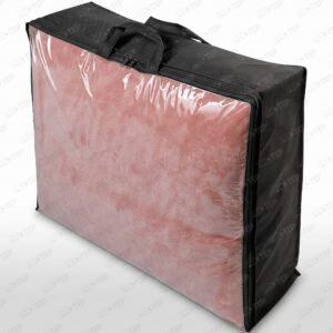 Alternative View Of Uyku Seti Çantası – Şeffaf Pvc Pencereli, Biyeli Nonwoven Tela Hurç Çanta