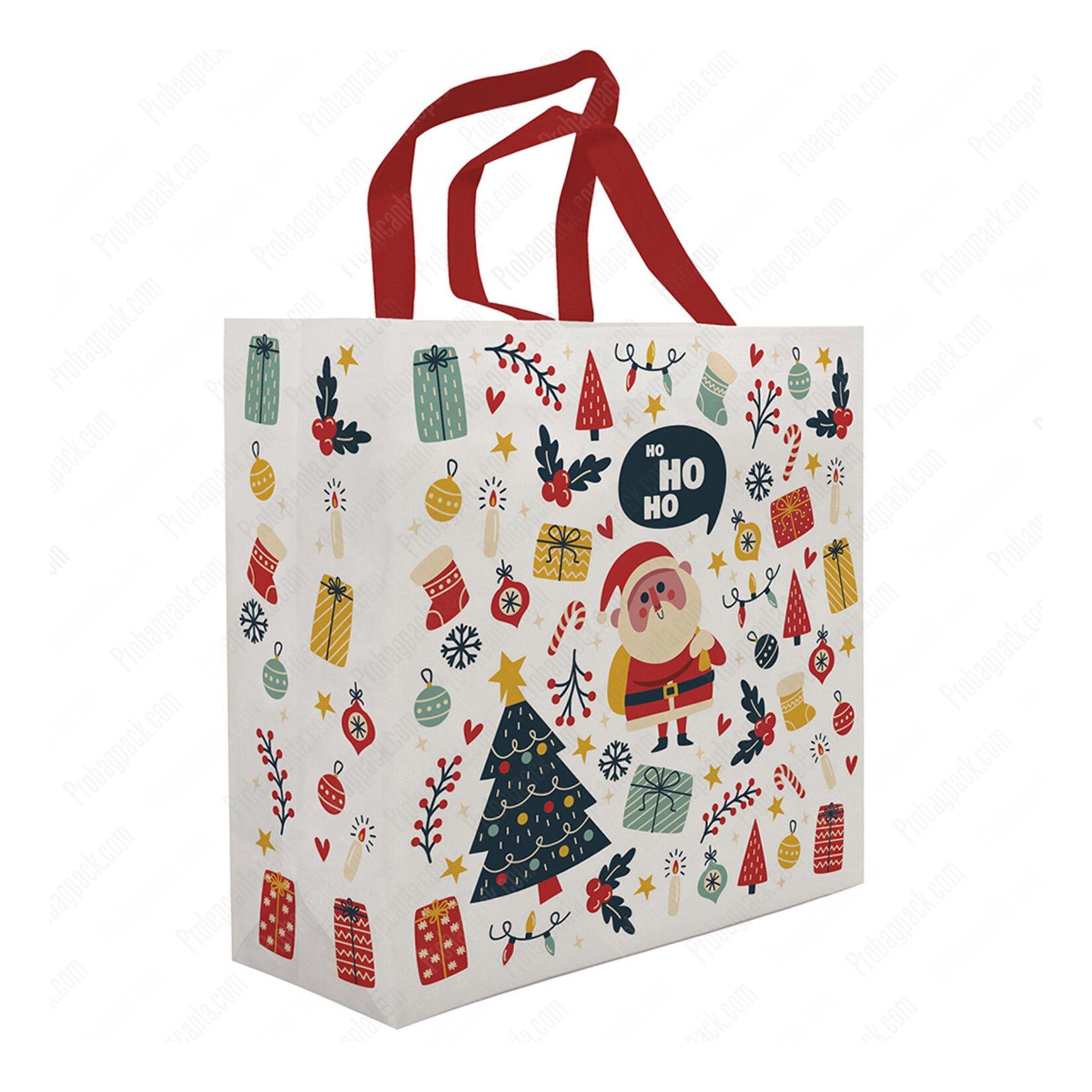 Yeni Yıl Noel Mutlu Yıllar Ultrasonik Nonwoven Bez Çanta 3 Yeni Yıl Noel Mutlu Yıllar Ultrasonik Nonwoven Bez Çanta - Görsel 3