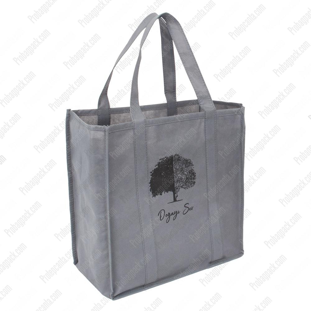 Nonwoven Alışveriş Çantası Alttan Destekli Kulp Körük Biyeli 2 Nonwoven Alışveriş Çantası Alttan Destekli Kulp Körük Biyeli - Görsel 2
