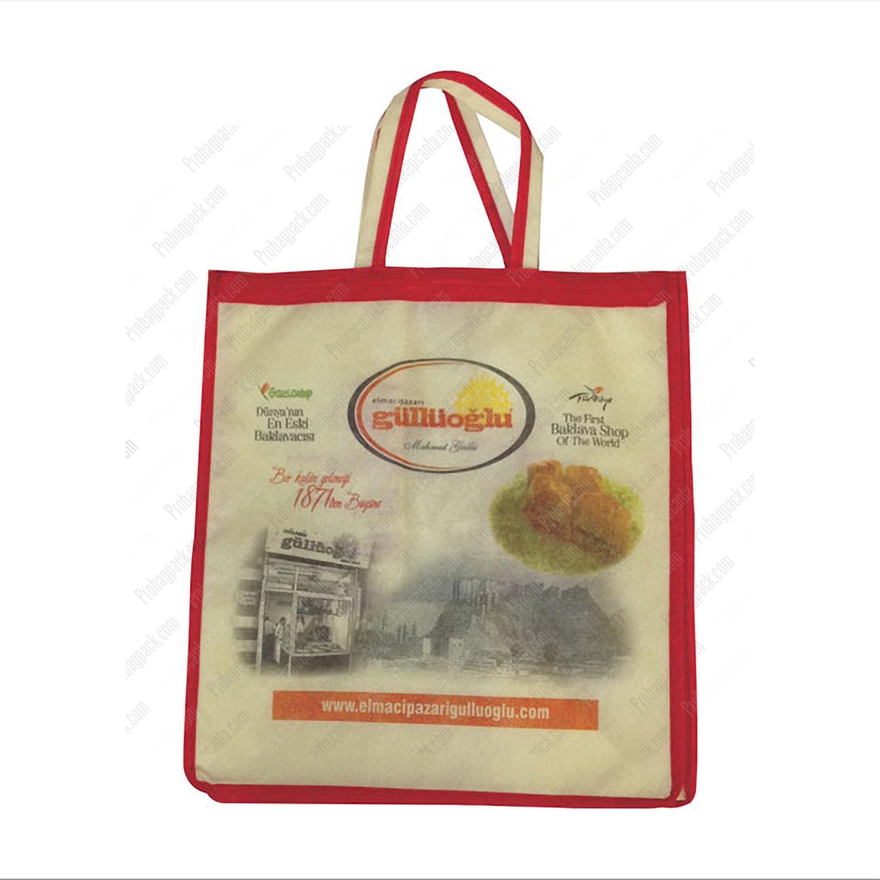 Nonwoven Tela Dikişli Baklava Çantası 25X25X15Cm 1 Nonwoven Tela Dikişli Baklava Çantası 25X25X15Cm