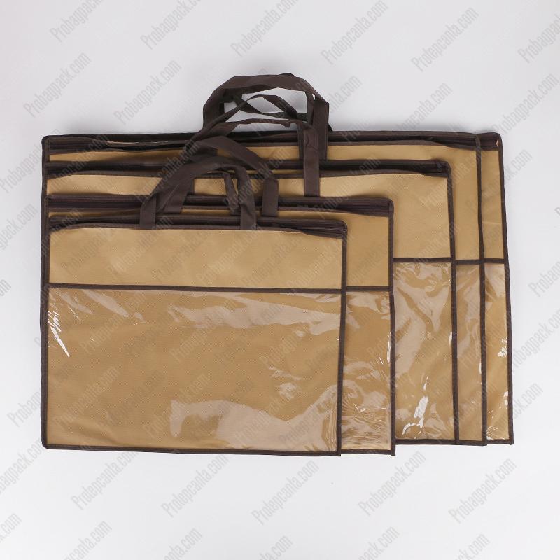 Nonwoven Şeffaf Pvc Li Fermuarlı Kılıf Torba Çanta 3 Nonwoven Şeffaf Pvc Li Fermuarlı Kılıf Torba Çanta - Görsel 3