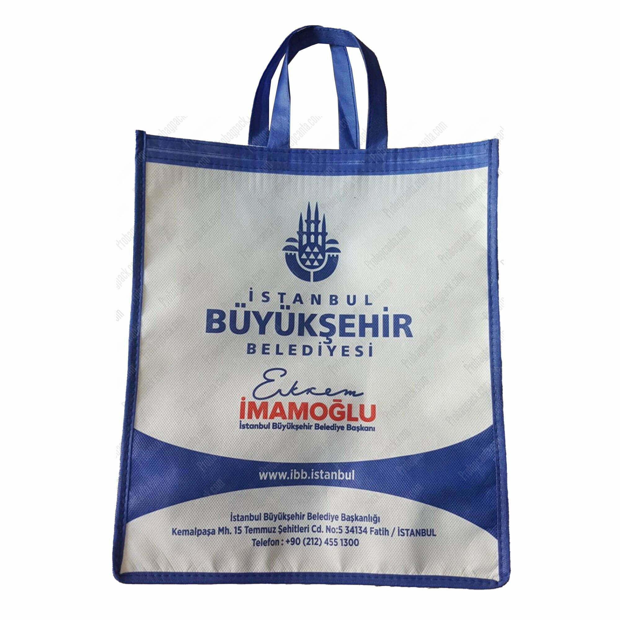 Nonwoven Promosyon Belediye Kurum Çantası 1 Nonwoven Promosyon Belediye Kurum Çantası