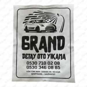 beyaz kumas tela nonwoven bez oto paspas 01 Fuar Çantası