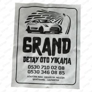 Tela Bez Kumaş (Nonwoven) Oto Paspas 8 Beyaz Kumas Tela Nonwoven Bez Oto Paspas 03