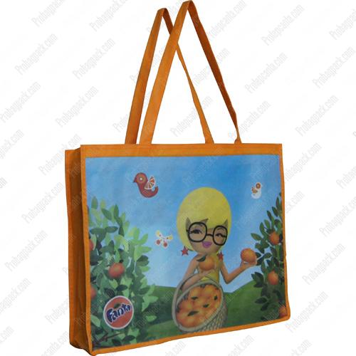 Uzun Kulplu Nonwoven Tela Pazar Çantası - 36X40X8 Cm 1 Uzun Kulplu Nonwoven Tela Pazar Çantası - 36X40X8 Cm