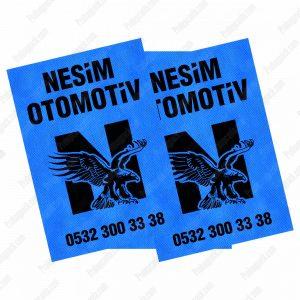 Bez Tela Nonwoven Oto Paspas Mavi 01