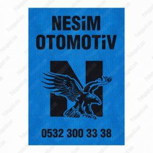 bez tela nonwoven oto paspas mavi 02 Fuar Çantası