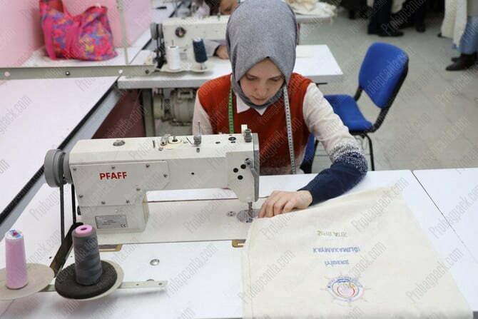 Dikişli Bez Çanta İmalatı Ve Baskı Merkezi 2 Dikisli Canta Uretim Toptan Bez Çanta Üretimi