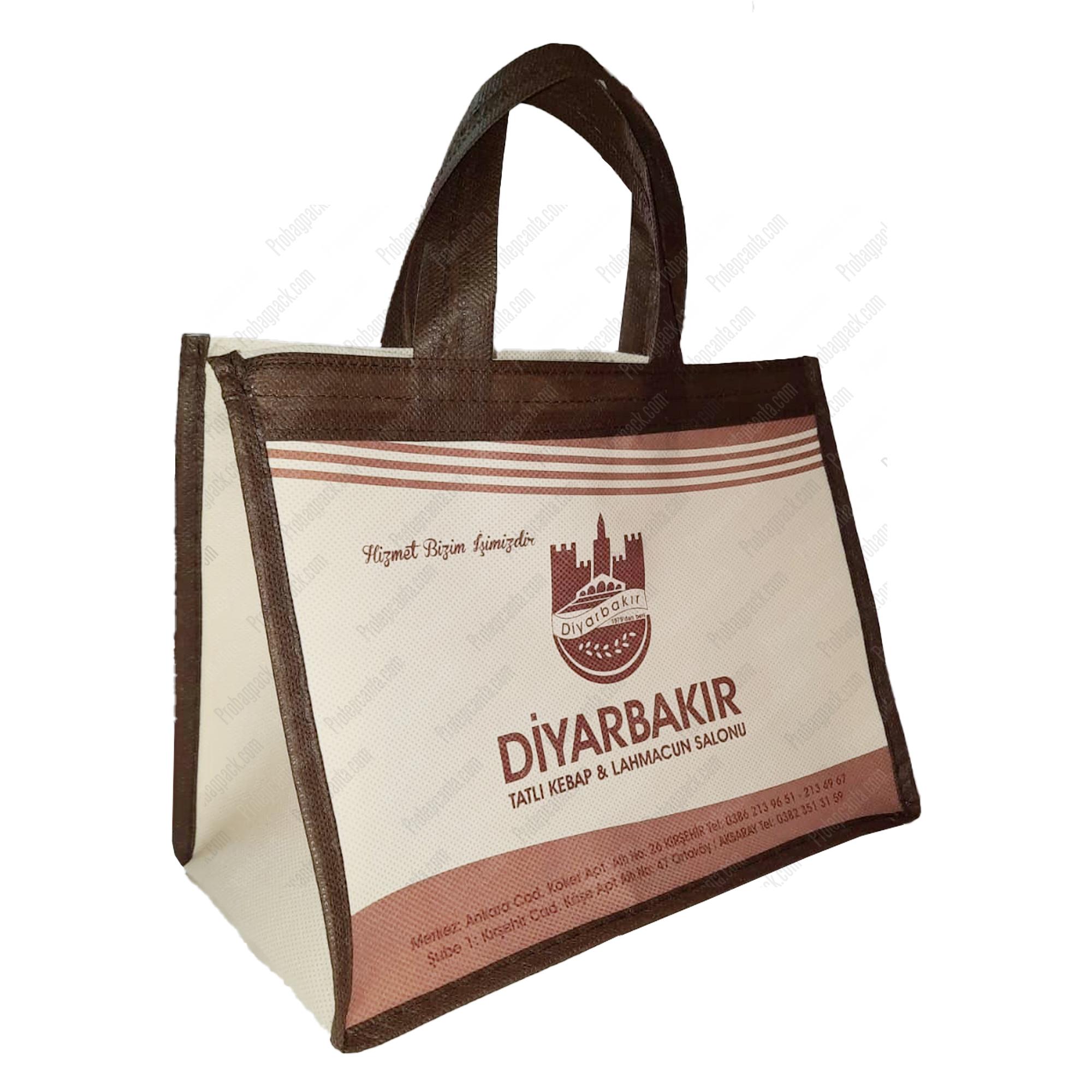 Nonwoven Dikişli Restaurant Çantası 1 Nonwoven Dikişli Restaurant Çantası
