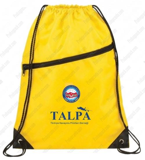 Fermuarlı Cepli İpli Çanta 1 Fermuarlı Cepli İpli Çanta