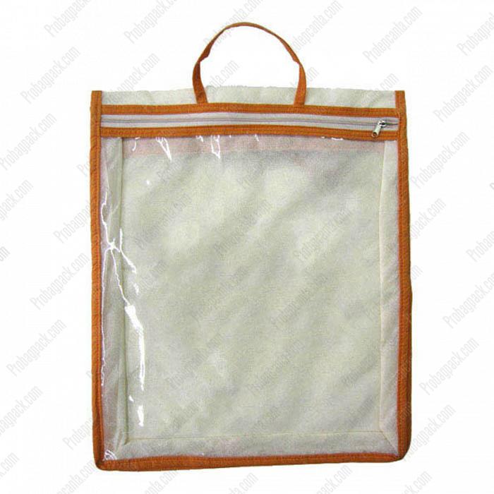 Fermuarlı Körüklü Önü Pvc Nonwoven Tela Çanta 1 Fermuarlı Körüklü Önü Pvc Nonwoven Tela Çanta