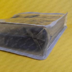 Alternative view of Fermuarlı Tekstil Giyim Şeffaf Pvc Taşıma Çantası