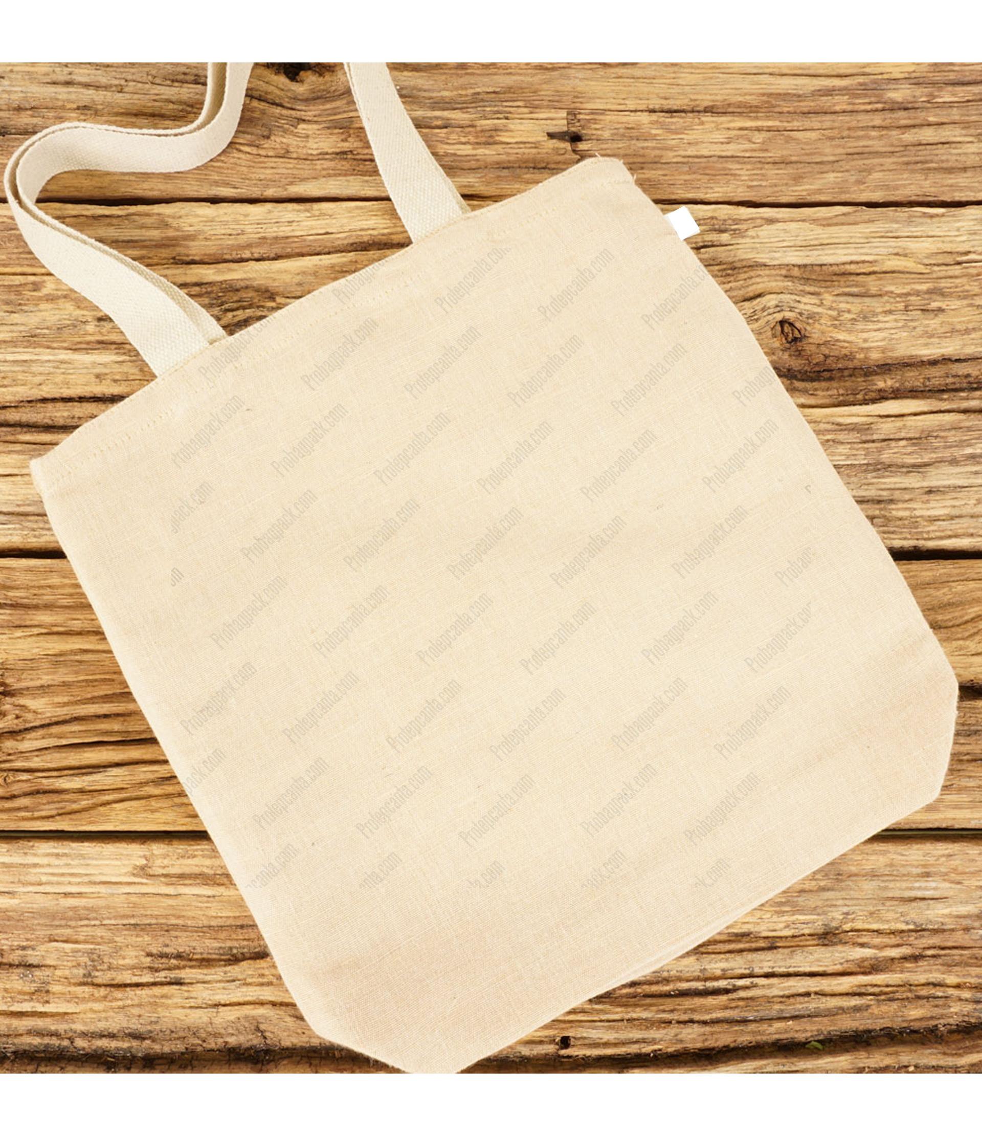 Canvas Ham Bez Çanta 46X42X8 Cm 4 Canvas Ham Bez Çanta 46X42X8 Cm - Görsel 4