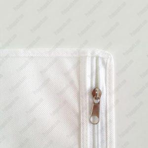 Fermuarlı Yorgan İçin Baskılı Nonwoven Tela Çanta 3 Kilif Canta Fermuar Detay