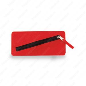 Kırmızı Keçe Fermuarlı Kalemlik Cüzdan