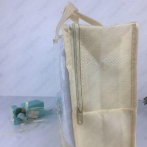 Nonwoven Fermuarlı Battaniye, Yorgan Ve Yastık Taşıma Saklama Çantası 7 Kulplu Fermuarli Nonwoven Ve Seffaf Plastik Pvc Ambalaj Yastik Canta 03