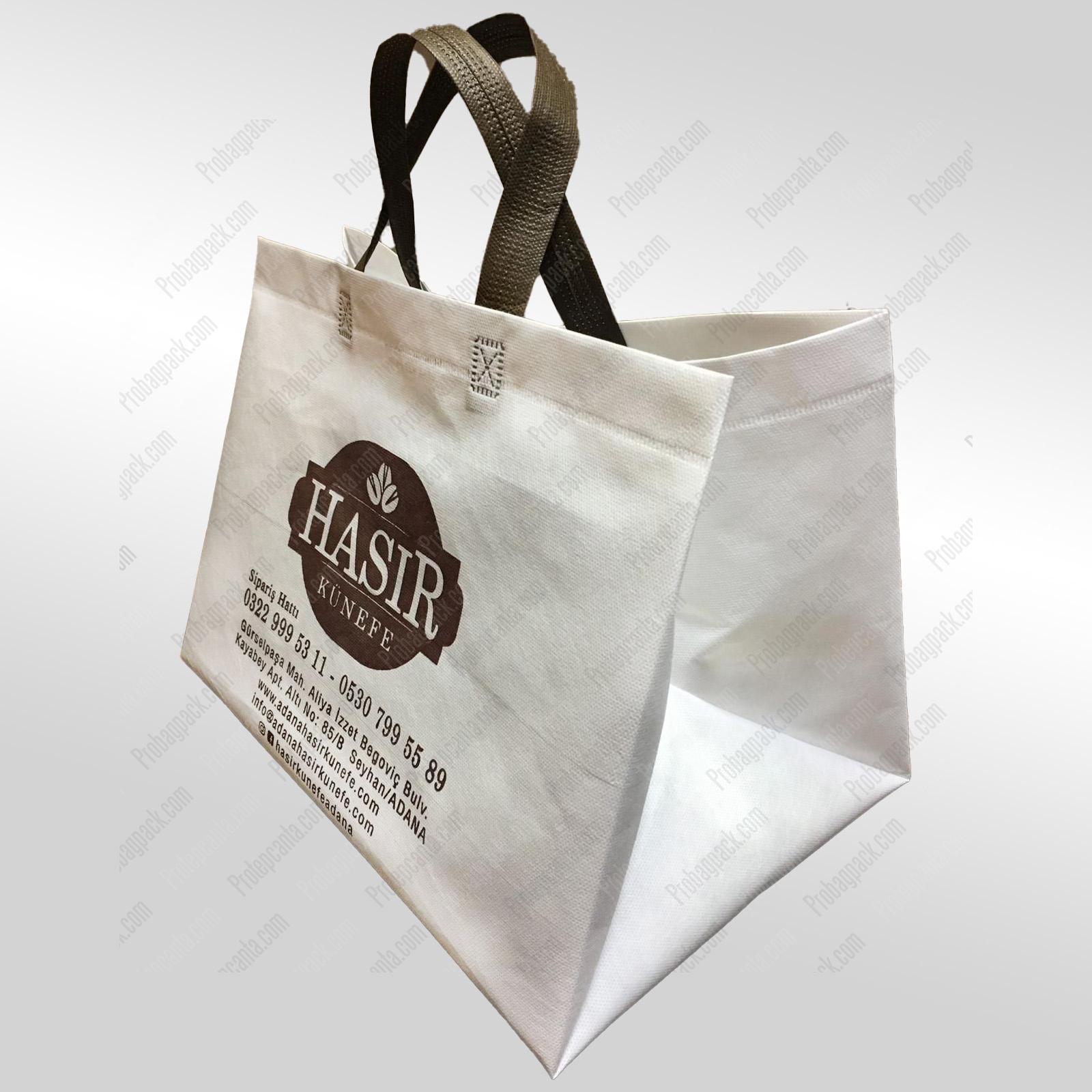 Ultrasonik Kaynaklı 3D Künefeci Nonwoven Tela Çanta 2 Ultrasonik Kaynaklı 3D Künefeci Nonwoven Tela Çanta - Görsel 2