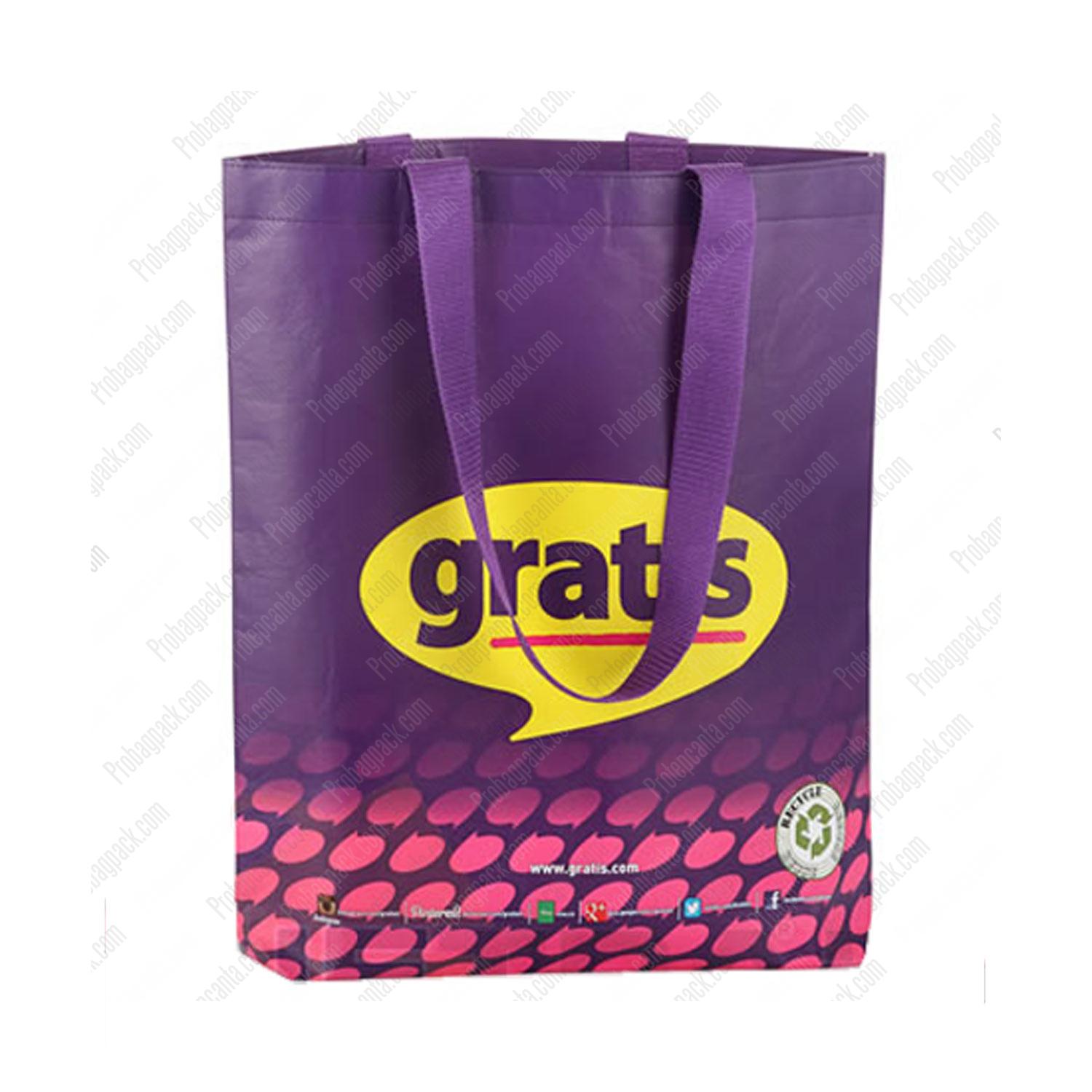 Laminasyonlu Nonwoven Tela Çanta 1 Laminasyonlu Nonwoven Tela Çanta