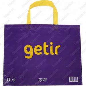 Alternative view of Laminasyonlu Ultrasonik Tela Nonwoven Alışveriş Çantası