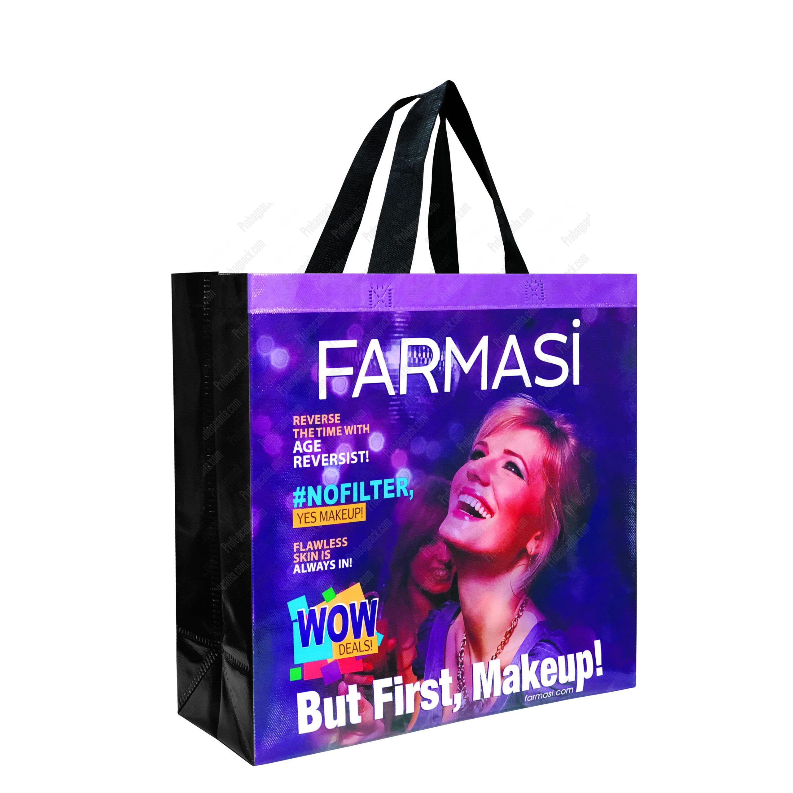 Lamineli 3D Box Ultrasonik Nonwoven Bez Çanta 2 Lamineli 3D Box Ultrasonik Nonwoven Bez Çanta - Görsel 2