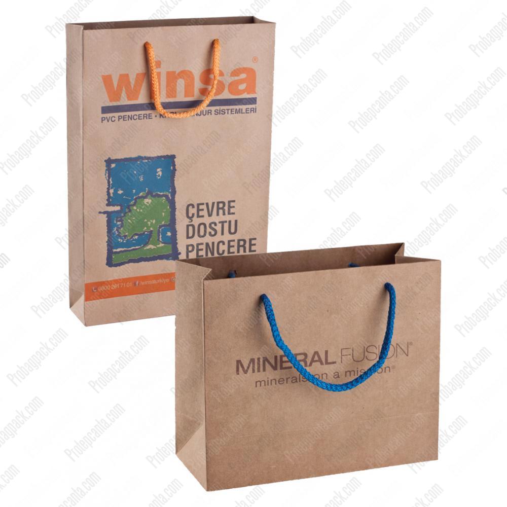 Kraft Karton Çanta 25X36X8 Cm 2 Kraft Karton Çanta 25X36X8 Cm - Görsel 2