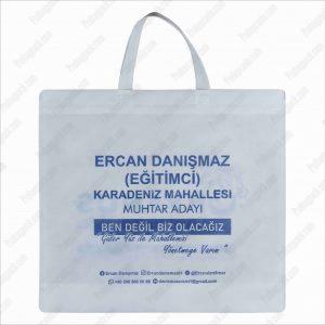 Muhtar Adayı Nonwoven Tela Bez Çanta