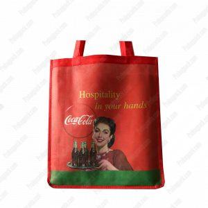 Alternative view of Dikişli Nonwoven Tela Coca Cola Alışveriş Çantası