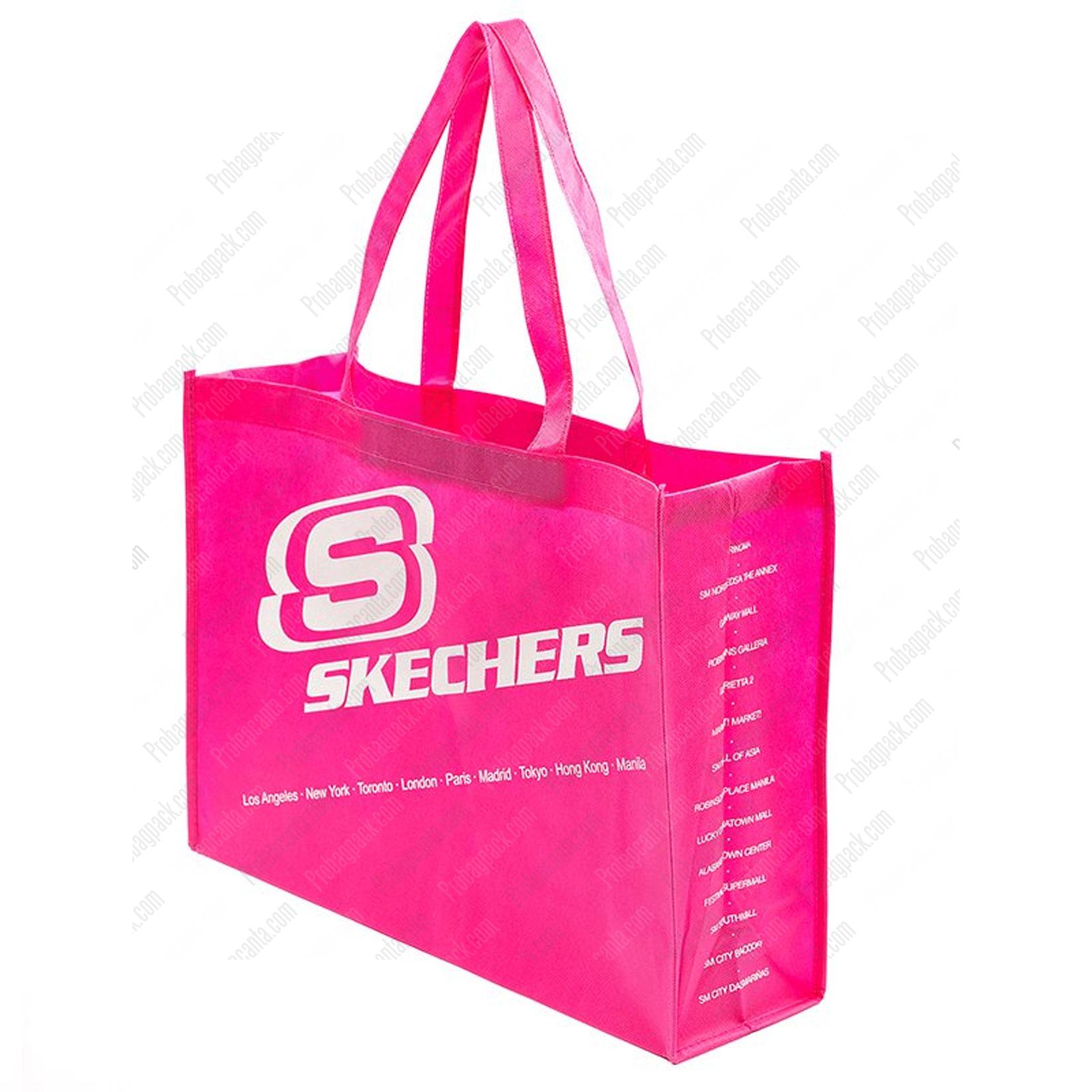 Dikişli Nonwoven Tela Mağaza Alışveriş Çantası 2 Dikişli Nonwoven Tela Mağaza Alışveriş Çantası - Görsel 2