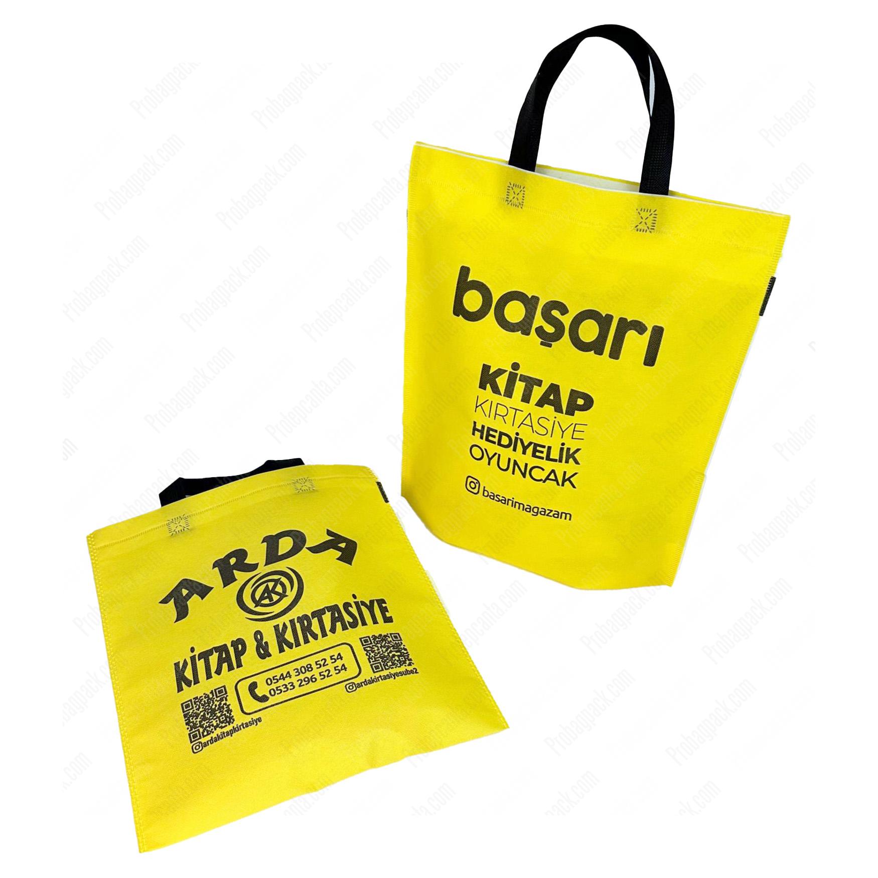 Ultrasonik Nonwoven Kitap Kırtasiye Hediyelik Bez Çanta 1 Ultrasonik Nonwoven Kitap Kırtasiye Hediyelik Bez Çanta