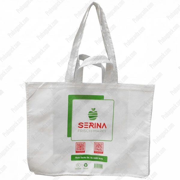 Nonwoven Tela Market Çift Kulplu Çanta 50X40X20 Cm