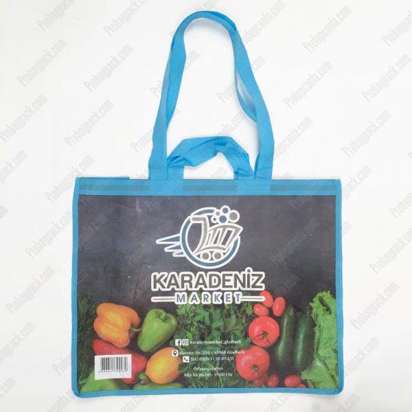 Nonwoven Tela Market Çantası 50X37X15 Cm