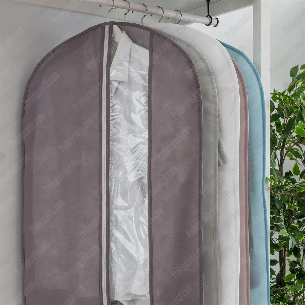 Nonwoven Tela Fermuarlı Pvc Pencereli Takım Elbise Kılıfı 60X160 Cm 3 Nonwoven Tela Fermuarlı Pvc Pencereli Takım Elbise Kılıfı 60X160 Cm - Görsel 3