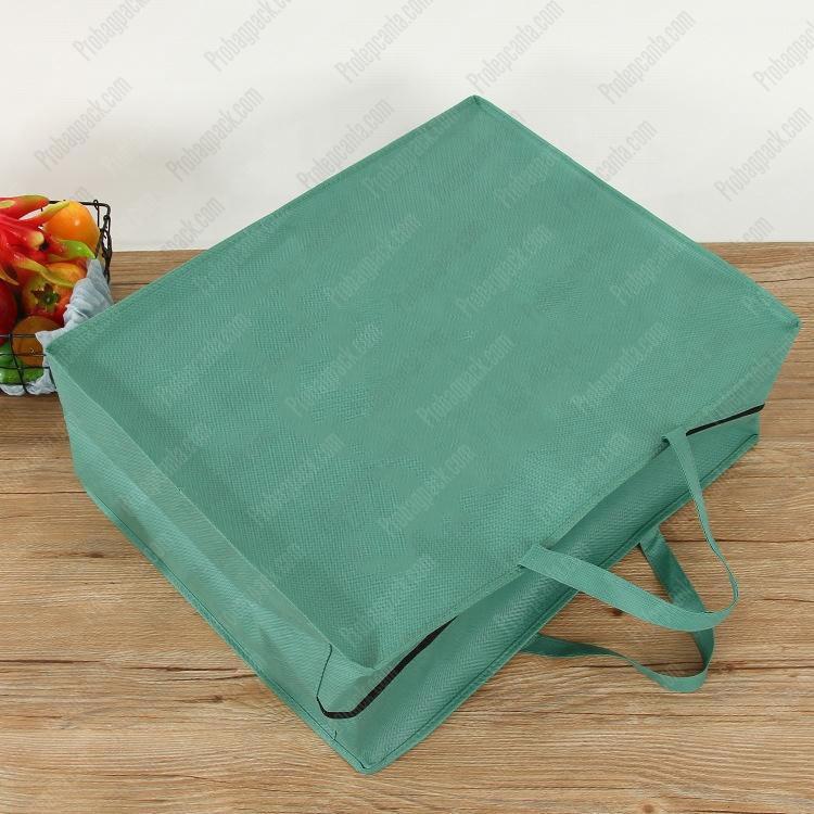 Nonwoven Tela Fermuarlı Dikişli 3D Körüklü Çanta 3 Nonwoven Tela Fermuarlı Dikişli 3D Körüklü Çanta - Görsel 3