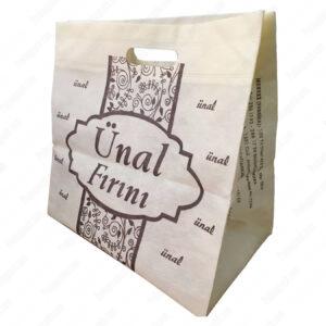 Nonwoven Patisserie Ekmek Fırını 3d Körüklü Bez Çanta