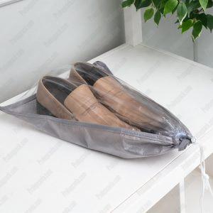 Nonwoven Tela Ayakkabı Torbası Kılıfı 35X45 Cm 7 Nonwoven Tela Seffas Plastik Pcvli Ayakkabi Kilifi 35X45 Gri 01