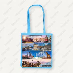 Dikişli Nonwoven Tela Türkiye Turizm Tanıtım Çantası