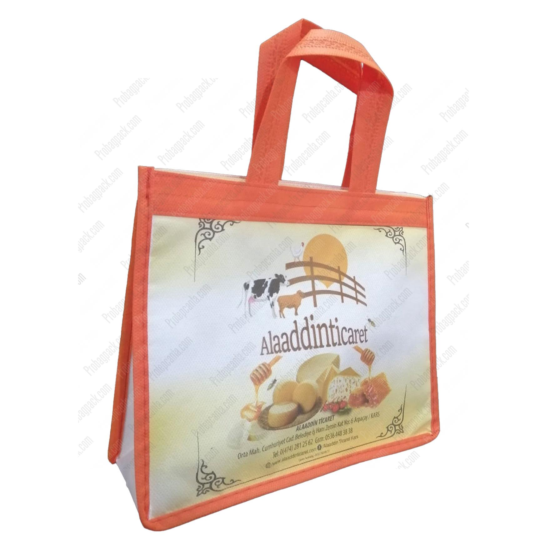 Kalın Kulplu Nonwoven Tela Alışveriş Çantası - 35X45X10 Cm 1 Kalın Kulplu Nonwoven Tela Alışveriş Çantası - 35X45X10 Cm