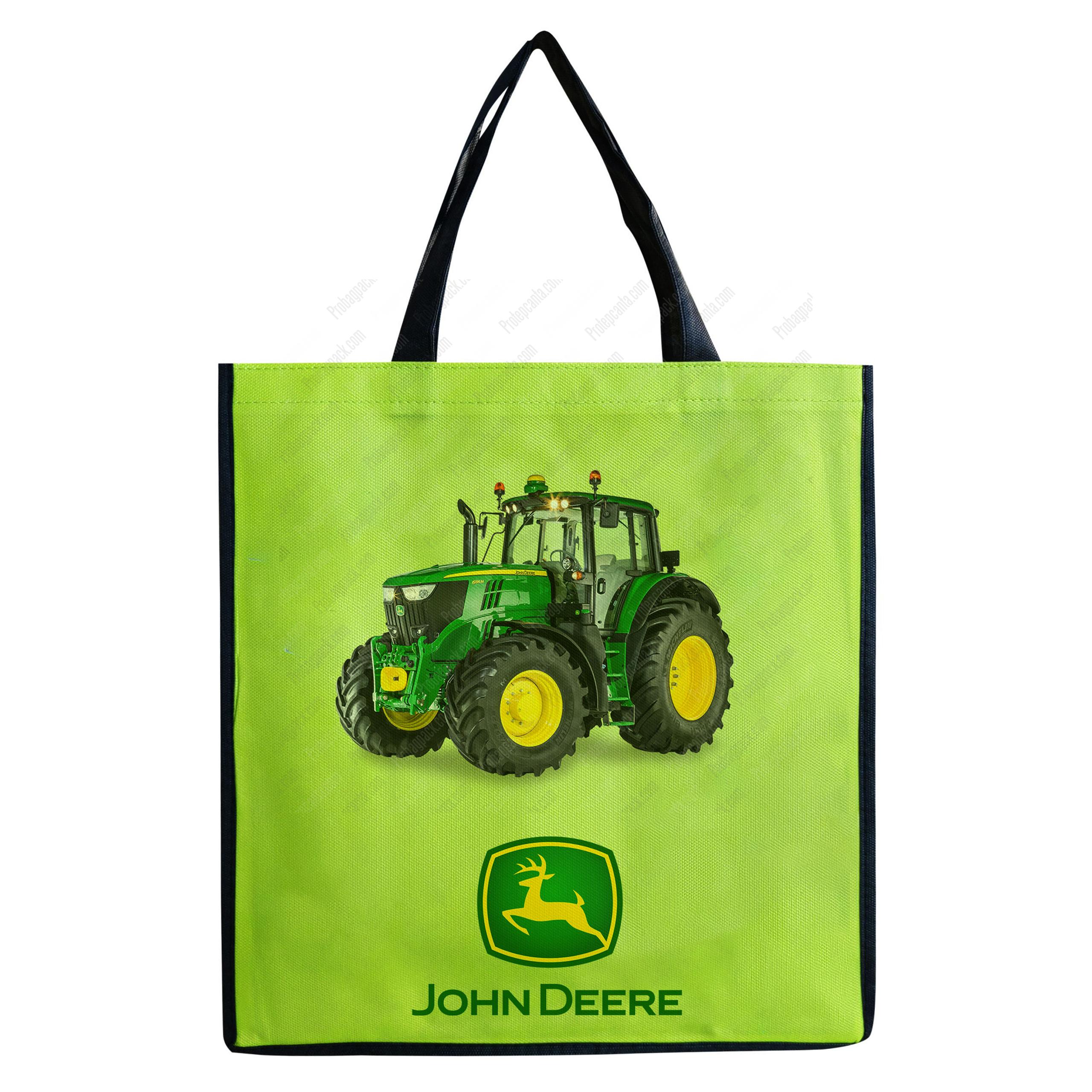Dikişli Nonwoven Tela John Deere Fuar Çantası 1 Dikişli Nonwoven Tela John Deere Fuar Çantası