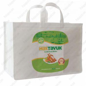 Toptan Bez Çanta Üretici 396 Nonwoven Tela Kasap Ve Piliç Çantası - 42X32X15 Cm